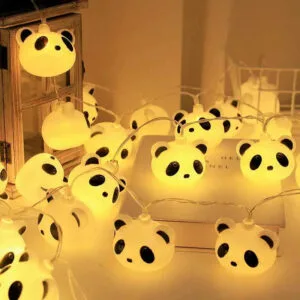 Guirlande Lumineuse Panda pour une Ambiance Douce et Décorative