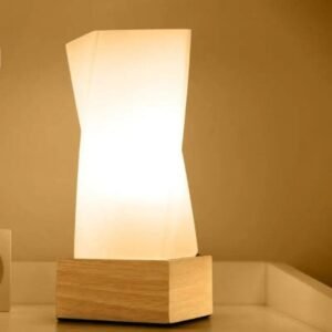 lampe de chevet bois design spirale moderne et eclatante 728 1