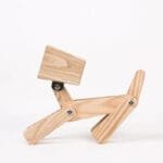 Lampe de Chevet Bois Naturel Design Chien pour une Décoration Chic