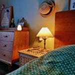 Lampe de Chevet Bois Tourné au Style Bohème Chic