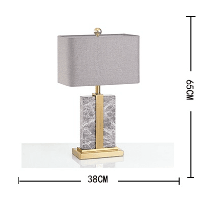 Lampe de Chevet Design en Marbre pour Chambre à Coucher 2 lampe de chevet design a poser dimension
