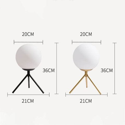 Lampe de Chevet Design Arrondi pour un éclairage élégant 2 Lampe de chevet design arrondi dimension