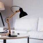 Lampe de Chevet Design en Bois Pliante pour Lecteurs