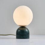 Lampe de Chevet Design Noir en Marbre pour une Ambiance Moderne