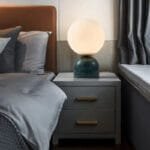 Lampe de Chevet Design Noir en Marbre pour une Ambiance Moderne