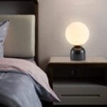 Lampe de Chevet Design Noir en Marbre pour une Ambiance Moderne