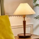 Lampe de Chevet en Bois Flotté Rétro pour une Ambiance Feutrée