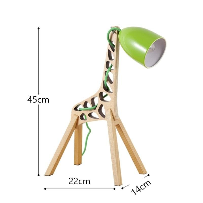 Lampe de Chevet Moderne Bois Girafe pour Chacun de vos Espaces 2 Taille de la Lampe de chevet moderne bois girafe