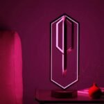 lampe de chevet noire design avec led lumineuses et elegante finition 647 1 1