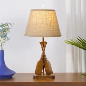 Lampe de Chevet Originale en Bois Ancien pour votre Chambre à Coucher