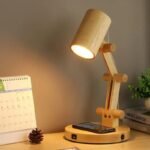 lampe de chevet pied bois minimaliste au style retro 267 1 1