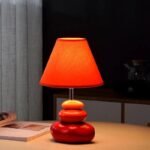 lampe de chevet rouge design elegante pour tous les interieurs 294 1 1