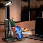 Lampe de Chevet Tactile Design sans Fil avec Station de Recharge