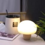 Lampe Veilleuse Champignon pour Apaiser les Peurs Nocturnes des Enfants