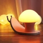 magnifique veilleuse escargot avec lumiere douce et apaisante 485 1