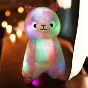 Peluche Veilleuse Lama Enfant pour un Sommeil Apaisant