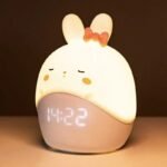 reveil lapin veilleuse douce nuit pour vos enfants 213 1