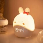 Réveil Lapin Veilleuse : Douce Nuit pour vos Enfants