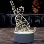 veilleuse chat 3d blanc lallie ideal pour apaiser votre enfant 577 1