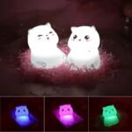 veilleuse chat blanc apaisement pour les nuits de votre enfant 256 1