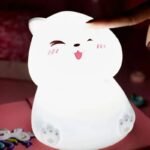 veilleuse chat blanc apaisement pour les nuits de votre enfant 792 1