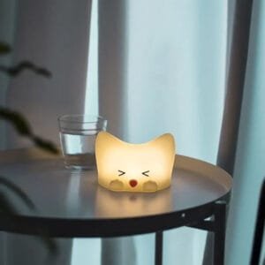 Veilleuse Chat Kawaii pour Rassurer votre Enfant la Nuit