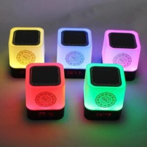 veilleuse coranique a parleur led au design minimaliste 414 1
