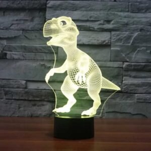 veilleuse dinosaure t rex 3d pour chambre denfant 722 1