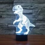 Veilleuse Dinosaure T-rex 3d pour Chambre D’enfant