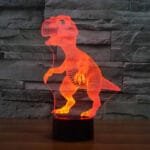 Veilleuse Dinosaure T-rex 3d pour Chambre D’enfant