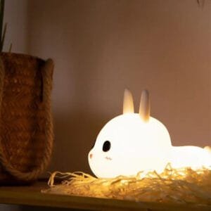 Veilleuse Led Lapin pour Apaiser les Terreurs Nocturnes des Enfants