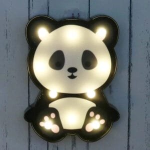 Veilleuse Led Panda pour Enfants et Décoration Murale Lumineuse