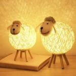 Veilleuse Mouton Artisanale en Laine Douce pour Enfant