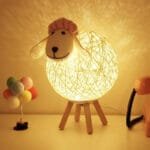 Veilleuse Mouton Artisanale en Laine Douce pour Enfant