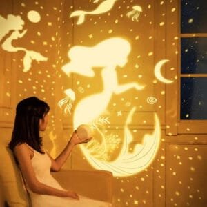 Veilleuse Musicale Bébé avec Projection Plafond Apaisante