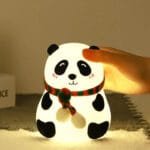 Veilleuse Panda Lumineux pour une Atmosphère Chaleureuse et Apaisante