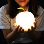 veilleuse pomme ambiance calme pour adultes et lecteurs 607 1